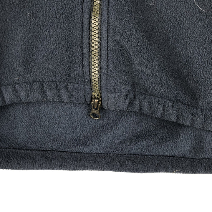 2000'S Nike Twill Fleece Jacket, Men's Size L polyester navy blue type Vintage Second Hand