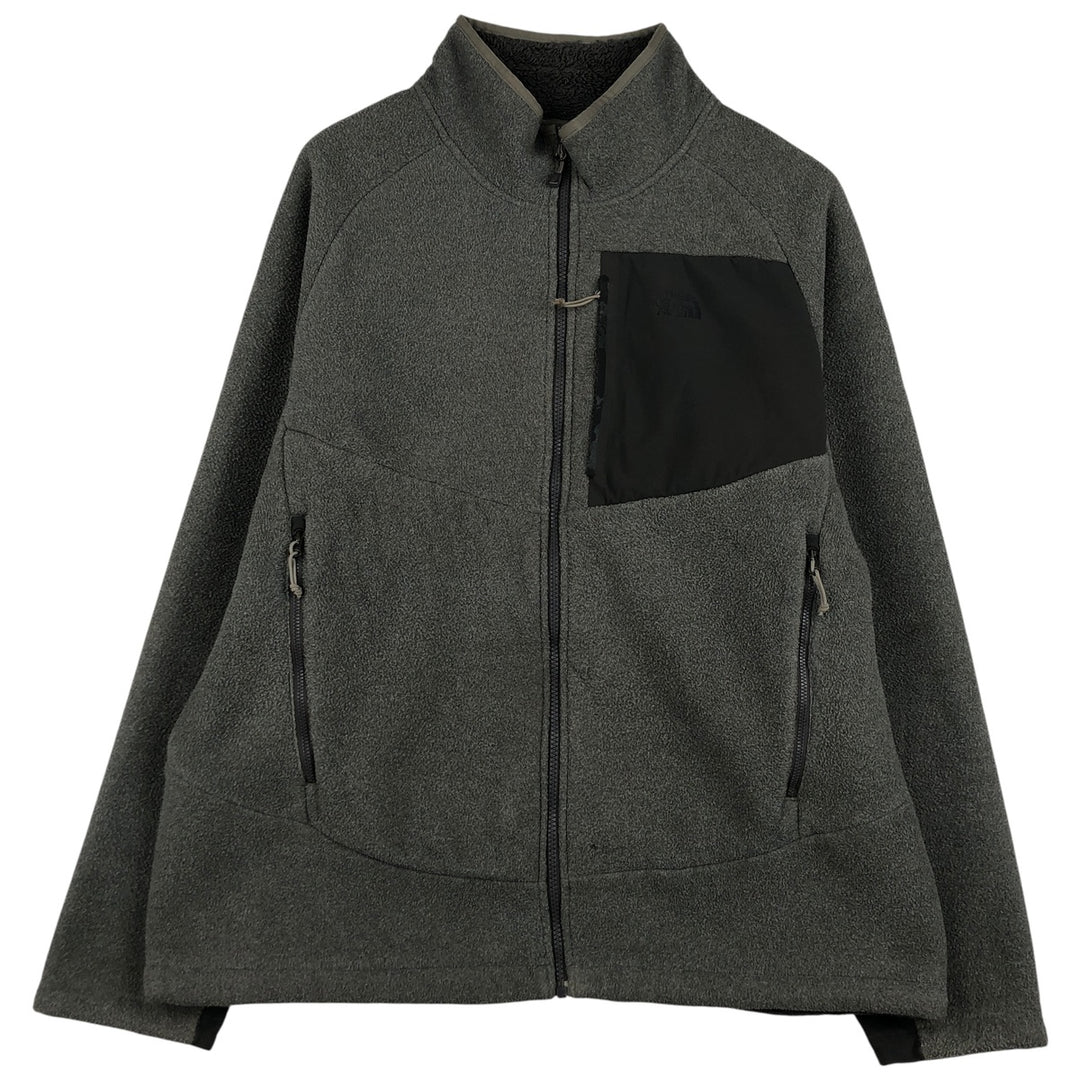 The North Face Never Stop Exploring Fleece Jacket, Men's XL polyester gray type Vintage Second Hand