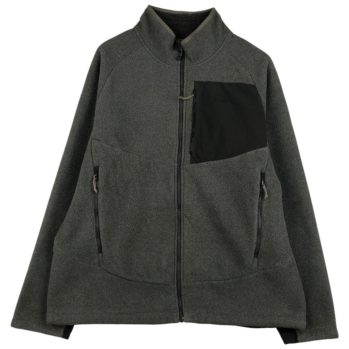 The North Face Never Stop Exploring Fleece Jacket, Men's XL polyester gray type Vintage Second Hand
