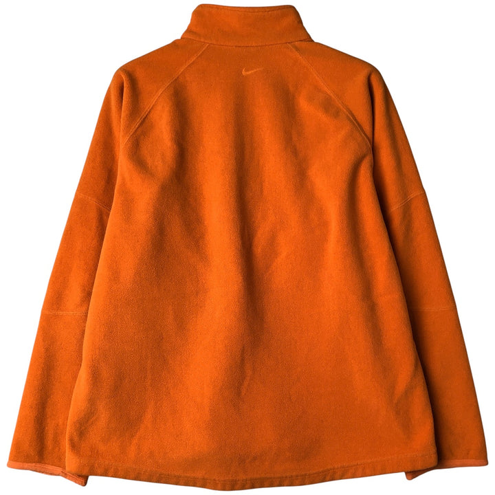 2000'S Nike Half-Zip Fleece Pullover, Men's Size L polyester orange type Vintage Second Hand