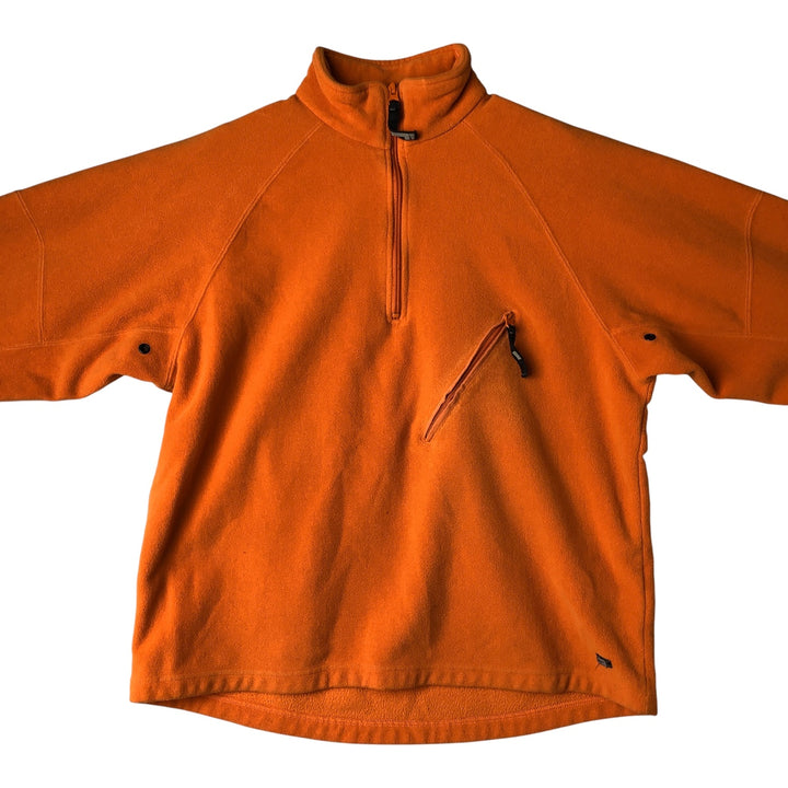 2000'S Nike Half-Zip Fleece Pullover, Men's Size L polyester orange type Vintage Second Hand