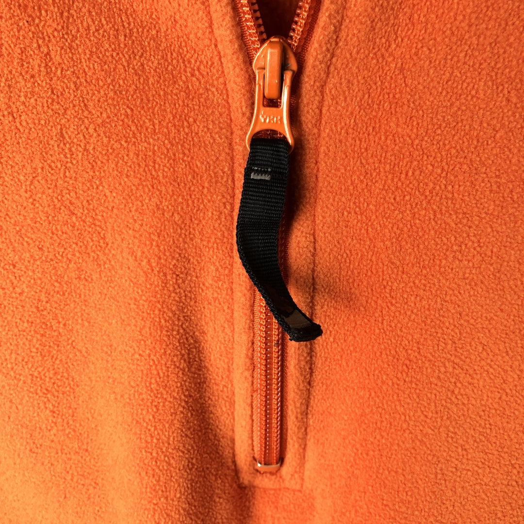 2000'S Nike Half-Zip Fleece Pullover, Men's Size L polyester orange type Vintage Second Hand
