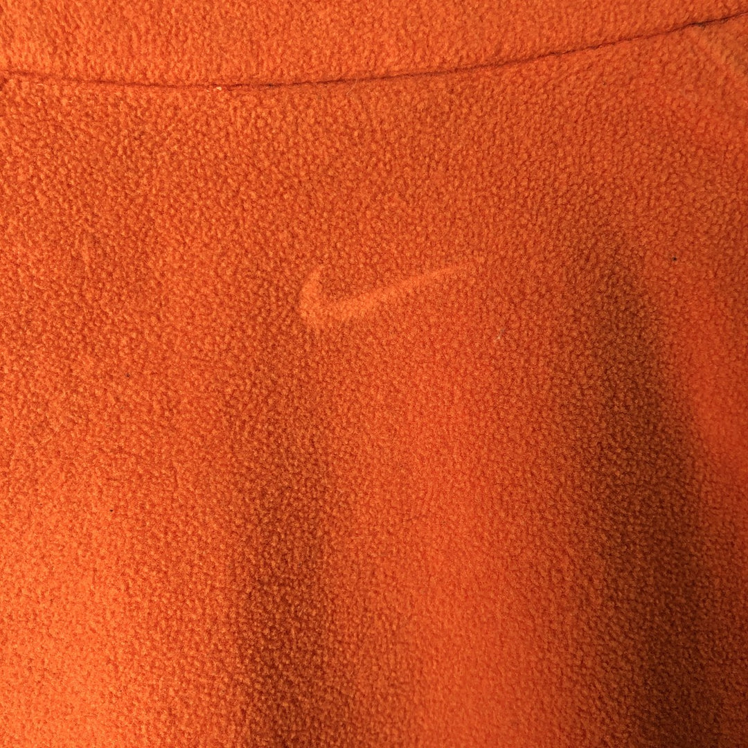 2000'S Nike Half-Zip Fleece Pullover, Men's Size L polyester orange type Vintage Second Hand