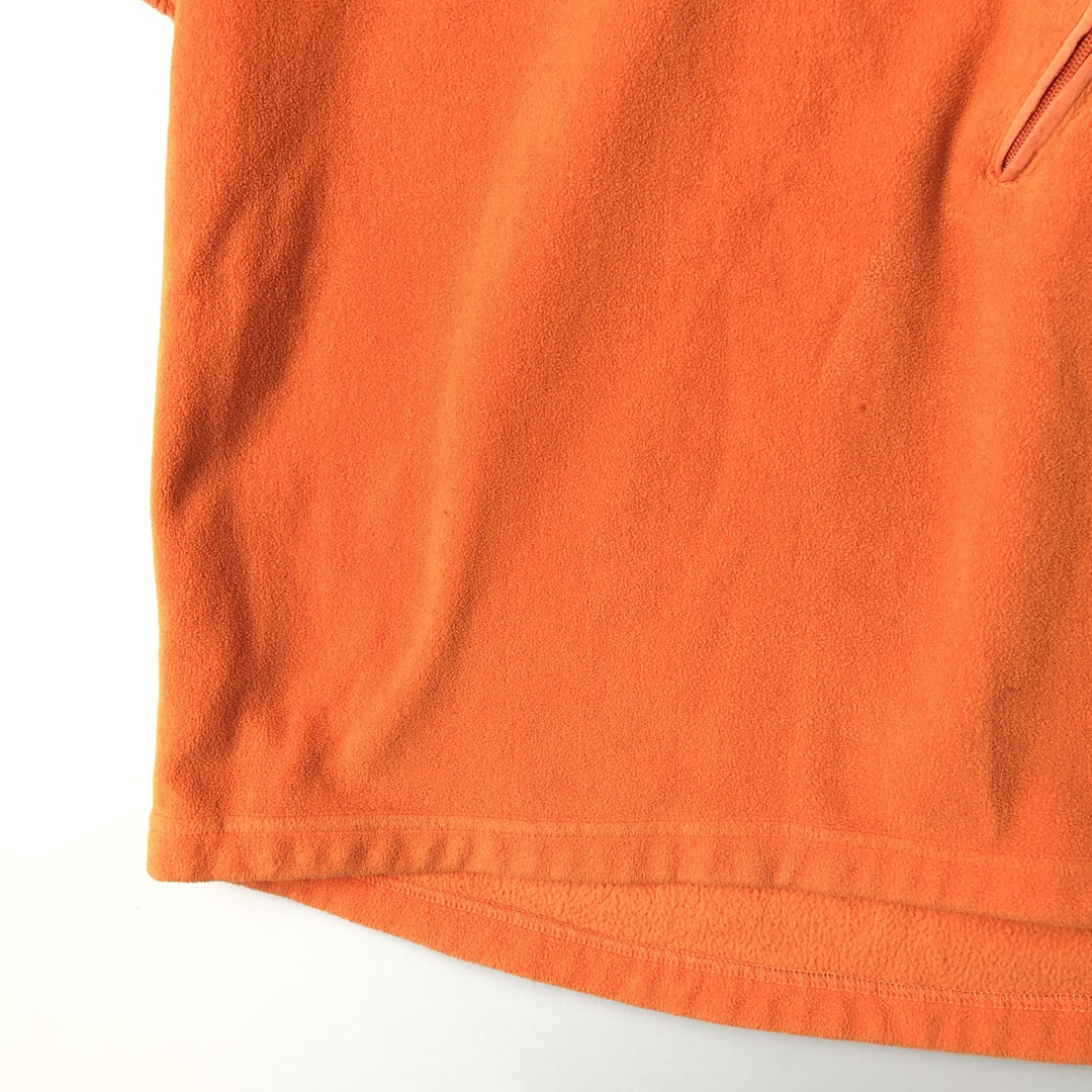 2000'S Nike Half-Zip Fleece Pullover, Men's Size L polyester orange type Vintage Second Hand