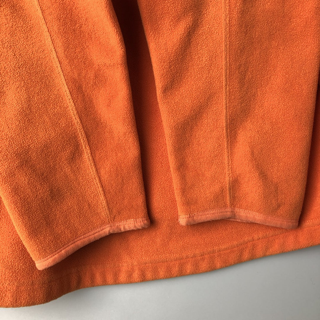 2000'S Nike Half-Zip Fleece Pullover, Men's Size L polyester orange type Vintage Second Hand