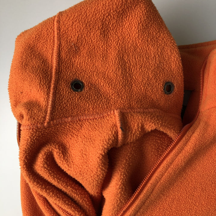 2000'S Nike Half-Zip Fleece Pullover, Men's Size L polyester orange type Vintage Second Hand