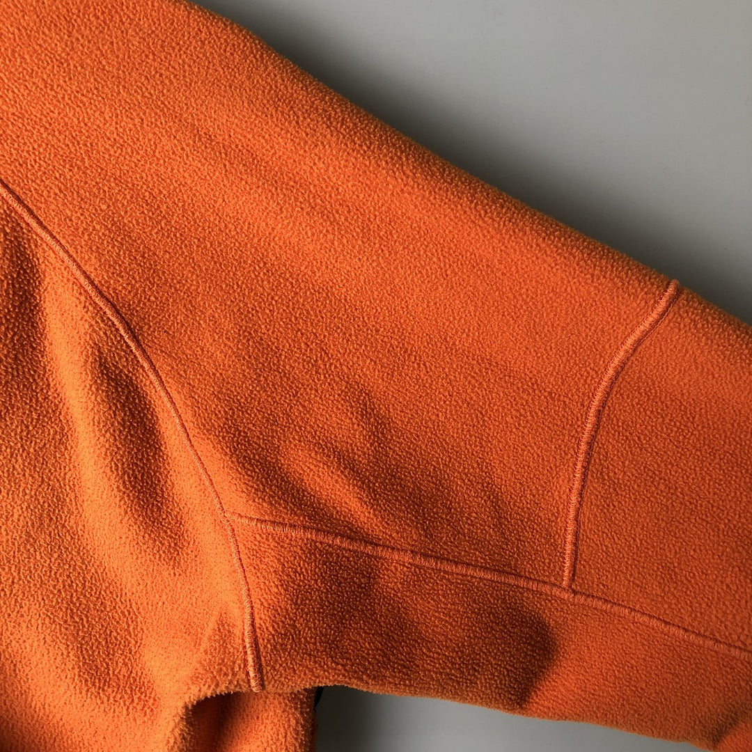 2000'S Nike Half-Zip Fleece Pullover, Men's Size L polyester orange type Vintage Second Hand