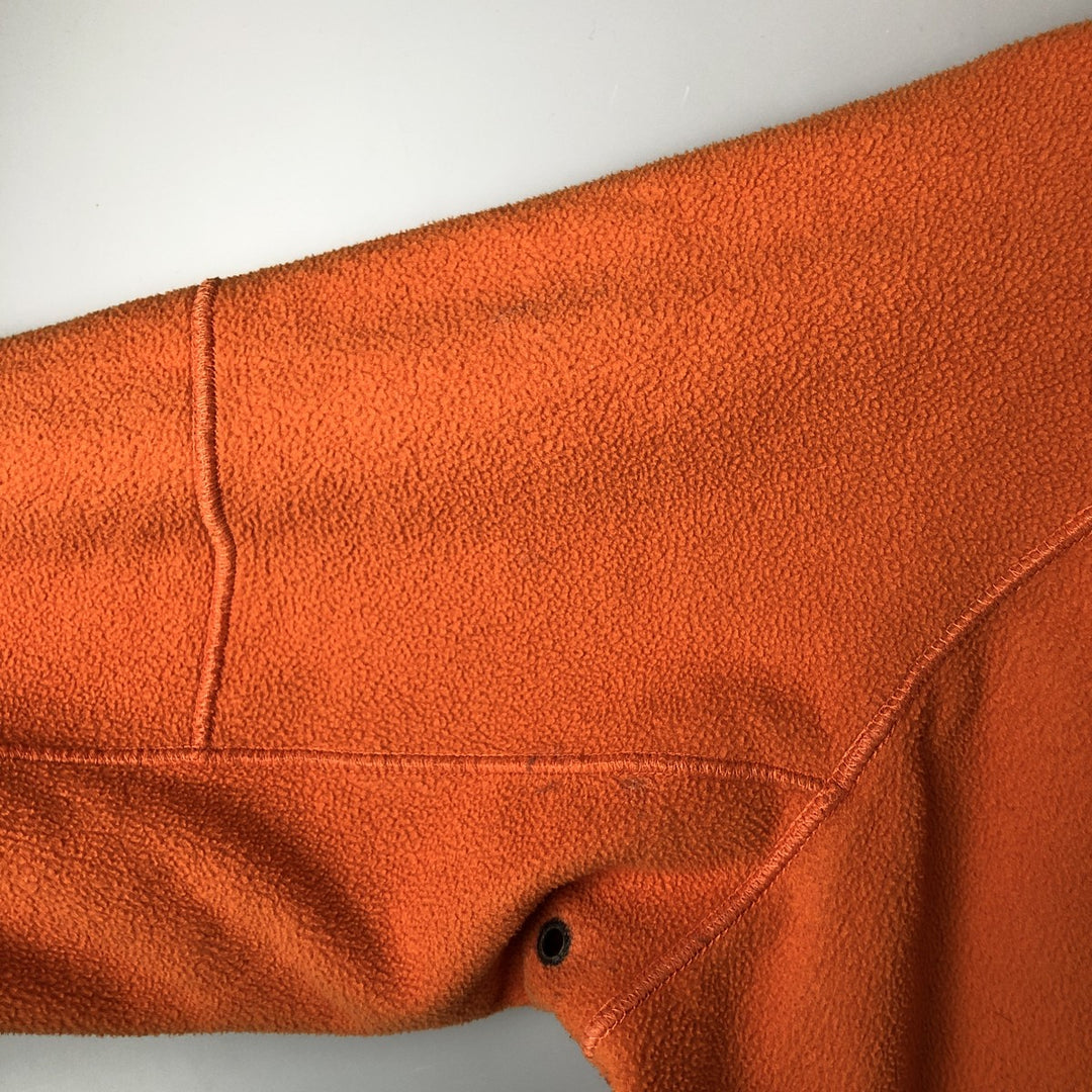 2000'S Nike Half-Zip Fleece Pullover, Men's Size L polyester orange type Vintage Second Hand