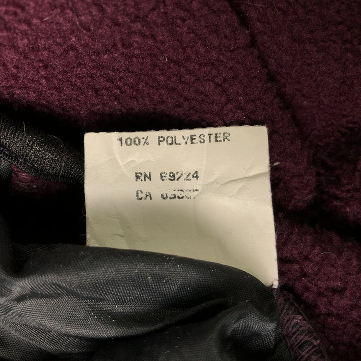 90'S Columbia White Tag Fleece Jacket, Made in USA, Men's XL, Vintage polyester purple type Vintage Second Hand