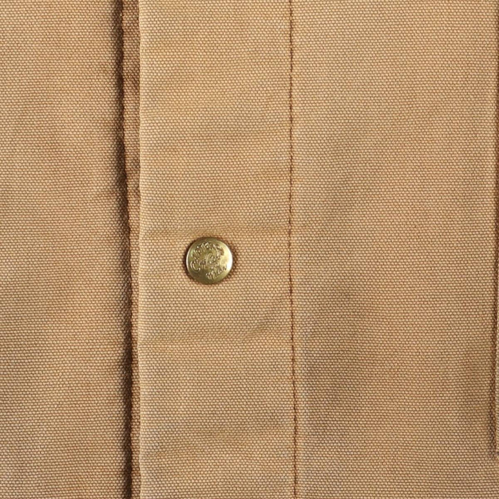 1970'S Carter's Duck Coverall, Made in USA, Men's XL unclear yellow type Vintage Second Hand
