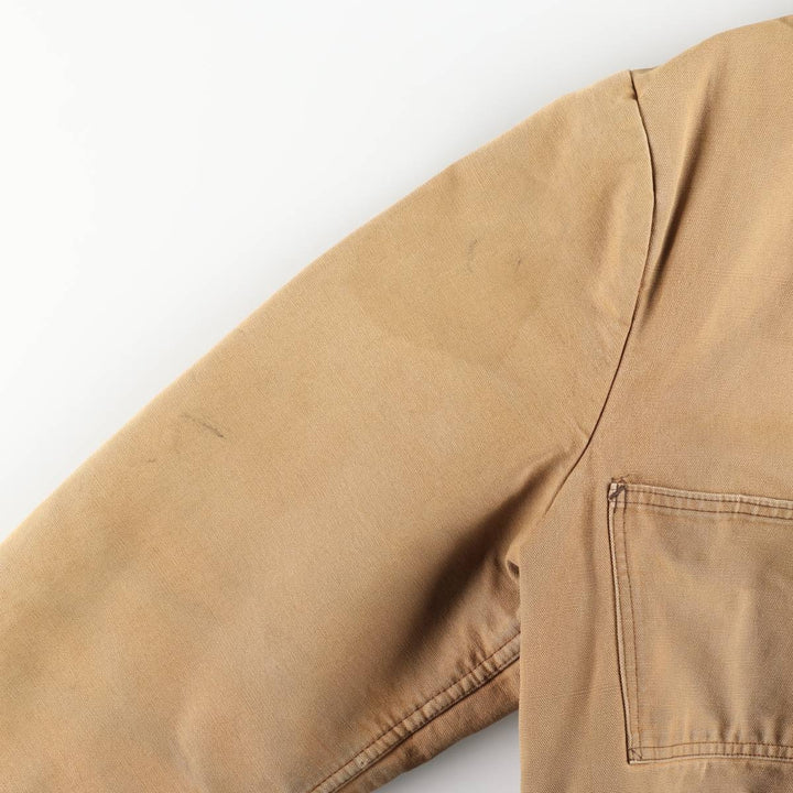 1970'S Carter's Duck Coverall, Made in USA, Men's XL unclear yellow type Vintage Second Hand