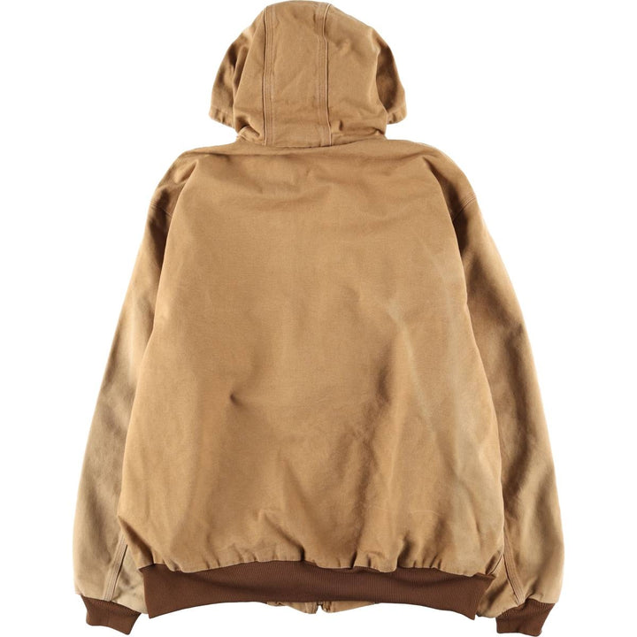 Carhartt Active Jacket Duck Full Zip Parka Made in USA Men's XXL cotton Beige type Vintage Second Hand