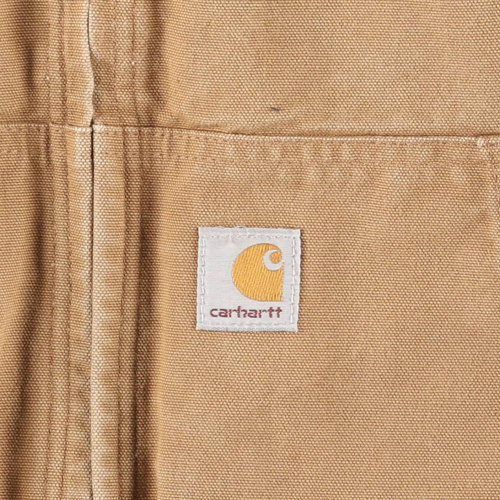 Carhartt Active Jacket Duck Full Zip Parka Made in USA Men's XXL cotton Beige type Vintage Second Hand