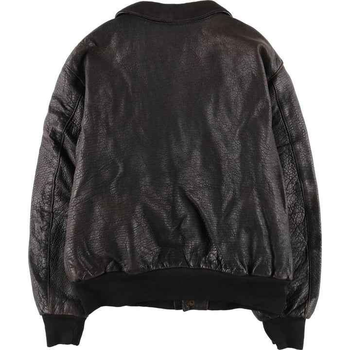 Vintage MADNESS CUIR leather jacket, made in France, size L, men's size L genuine leather black type Vintage Second Hand
