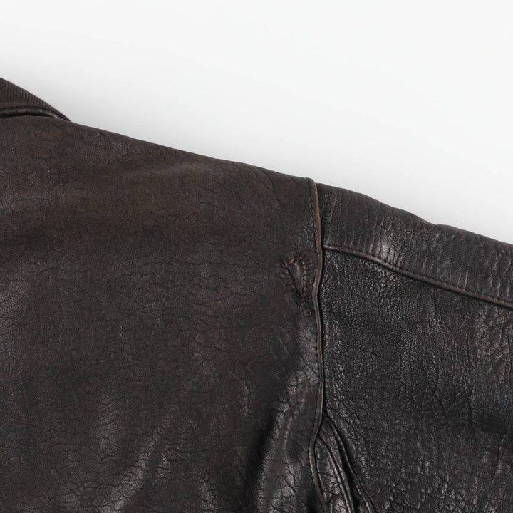 Vintage MADNESS CUIR leather jacket, made in France, size L, men's size L genuine leather black type Vintage Second Hand