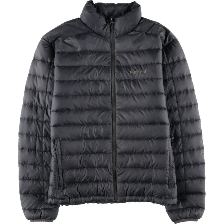2000'S Marmot 700 Fill Power Ripstop Down Jacket, Men's Size L unclear Charcoal Vintage Second Hand