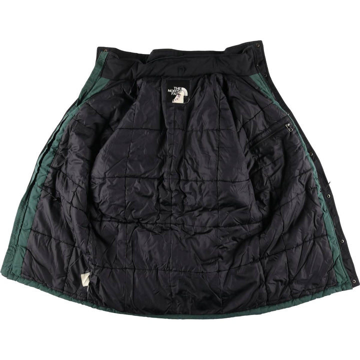 90s-00'S The North Face Padded Mountain Jacket, Shell Jacket, Puffer Jacket, Men's XL unclear green type Vintage Second Hand