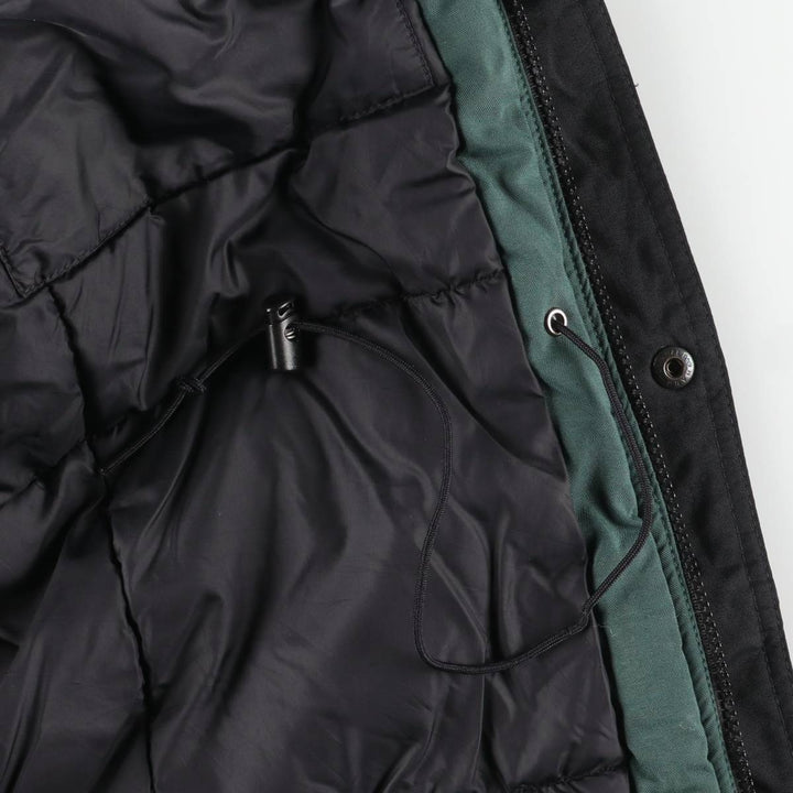 90s-00'S The North Face Padded Mountain Jacket, Shell Jacket, Puffer Jacket, Men's XL unclear green type Vintage Second Hand