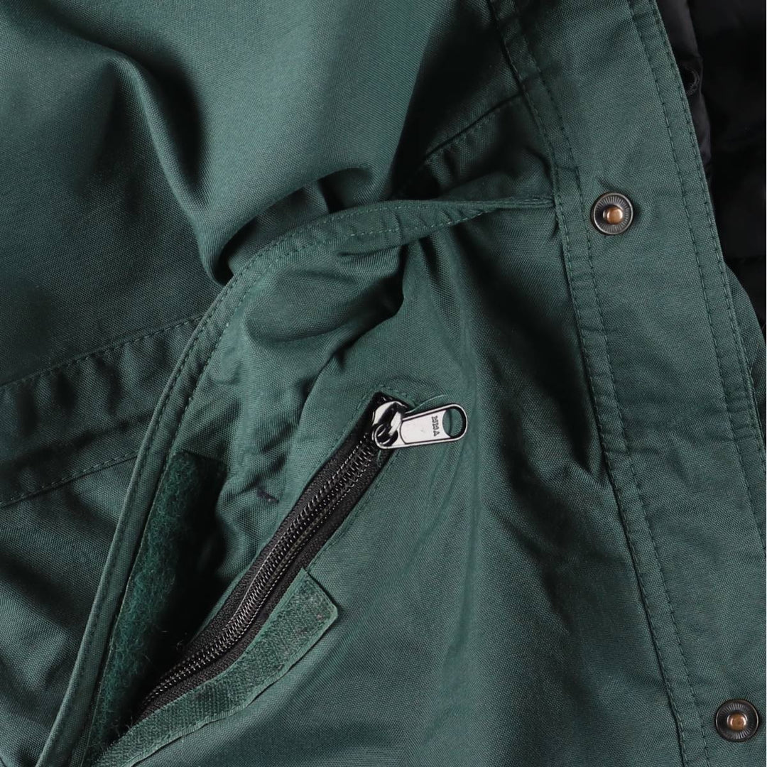 90s-00'S The North Face Padded Mountain Jacket, Shell Jacket, Puffer Jacket, Men's XL unclear green type Vintage Second Hand