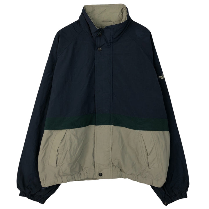 Dockers Golf Nylon Jacket, Men's Size Medium Nylon Navy blue Vintage Second Hand