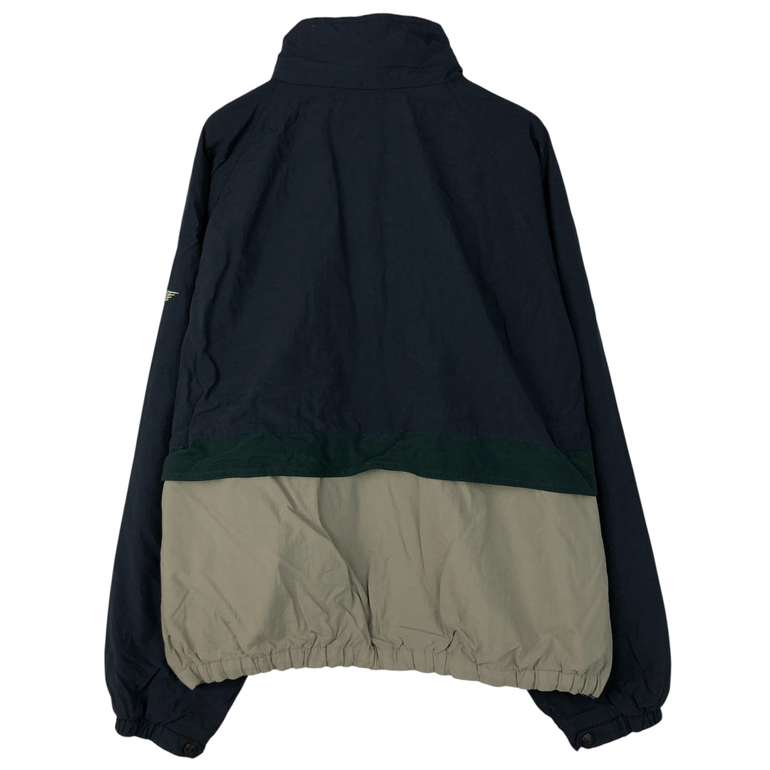 Dockers Golf Nylon Jacket, Men's Size Medium Nylon Navy blue Vintage Second Hand