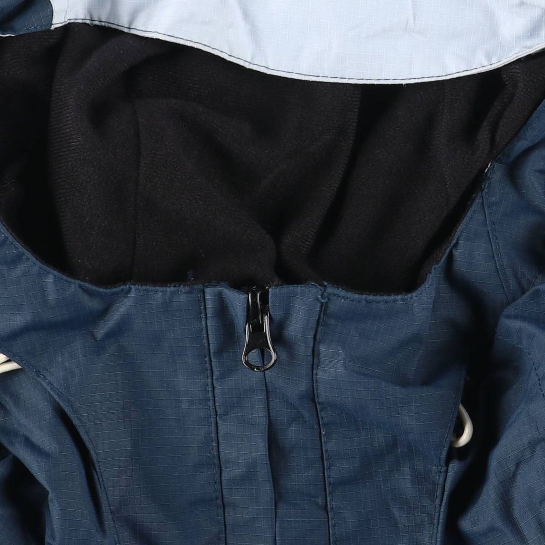 NO FEAR Hooded Half-Zip Nylon Pullover, Men's XL Nylon navy blue type Vintage Second Hand
