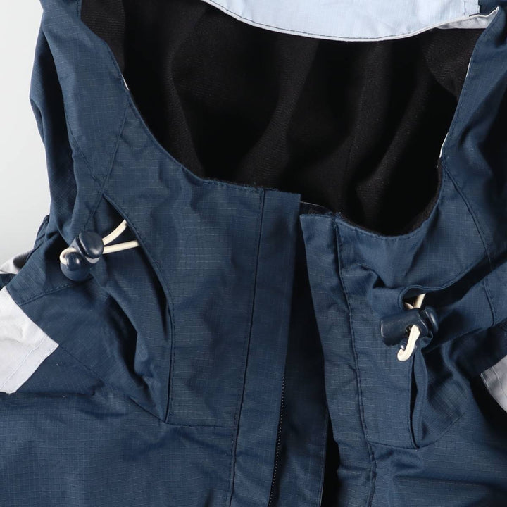 NO FEAR Hooded Half-Zip Nylon Pullover, Men's XL Nylon navy blue type Vintage Second Hand