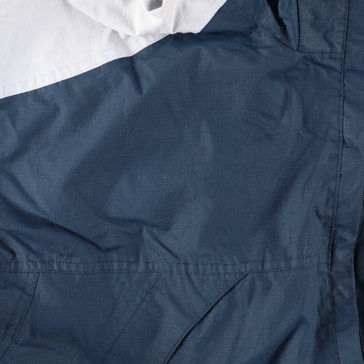 NO FEAR Hooded Half-Zip Nylon Pullover, Men's XL Nylon navy blue type Vintage Second Hand