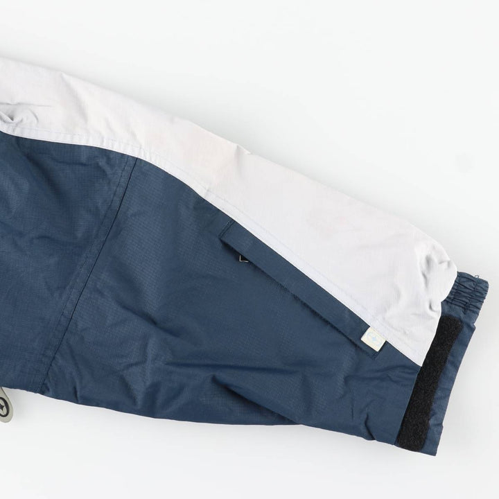 NO FEAR Hooded Half-Zip Nylon Pullover, Men's XL Nylon navy blue type Vintage Second Hand