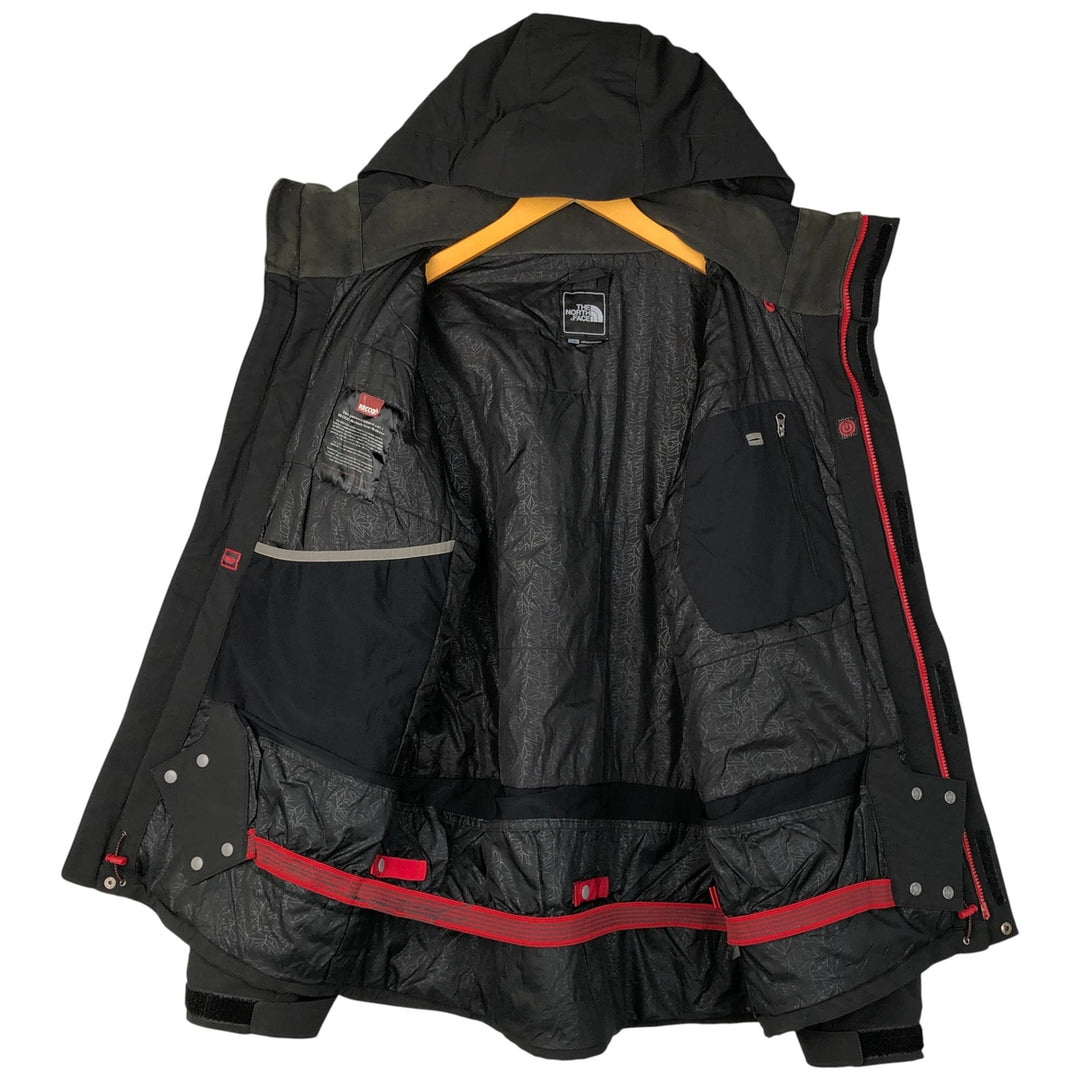 2000'S The North Face APEX padded mountain parka, shell jacket, and puffer jacket, size L, men's Nylon black type Vintage Second Hand
