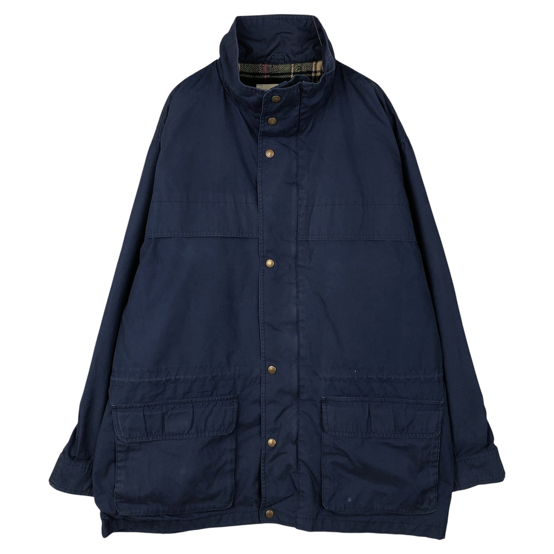 Eddie Bauer Mountain Jacket, Shell Jacket, Men's L size polyester navy blue type Vintage Second Hand