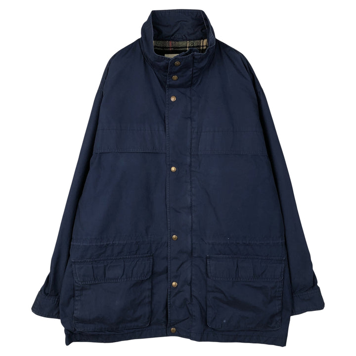 Eddie Bauer Mountain Jacket, Shell Jacket, Men's L size polyester navy blue type Vintage Second Hand
