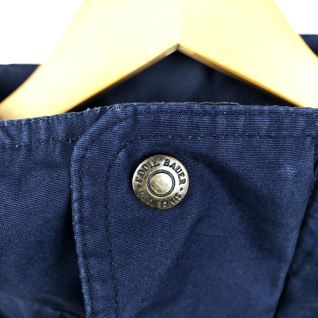 Eddie Bauer Mountain Jacket, Shell Jacket, Men's L size polyester navy blue type Vintage Second Hand