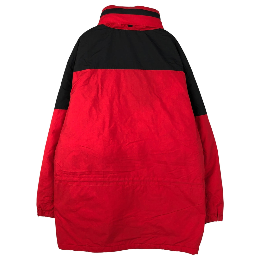 90s-00'S LLBean Padded Mountain Jacket, Shell Jacket, Puffer Jacket, Men's XL Nylon red type Vintage Second Hand