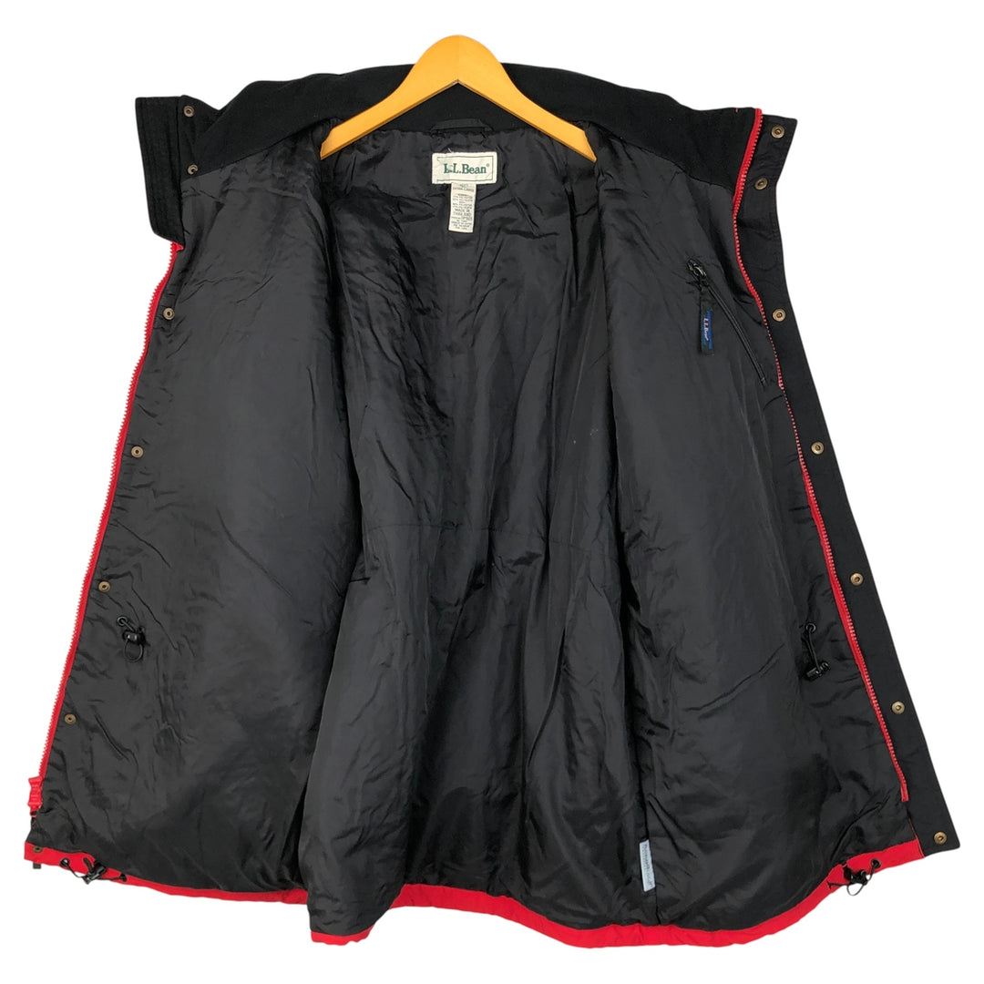 90s-00'S LLBean Padded Mountain Jacket, Shell Jacket, Puffer Jacket, Men's XL Nylon red type Vintage Second Hand