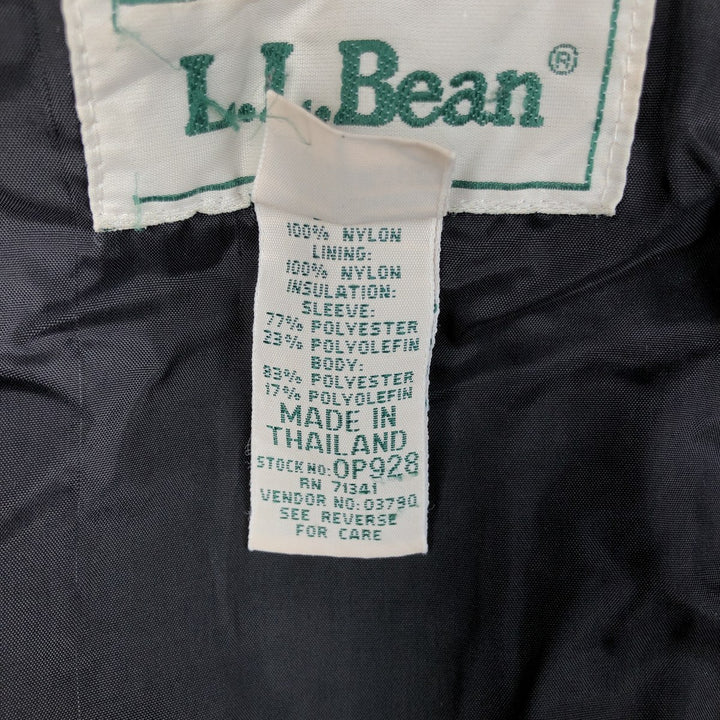 90s-00'S LLBean Padded Mountain Jacket, Shell Jacket, Puffer Jacket, Men's XL Nylon red type Vintage Second Hand