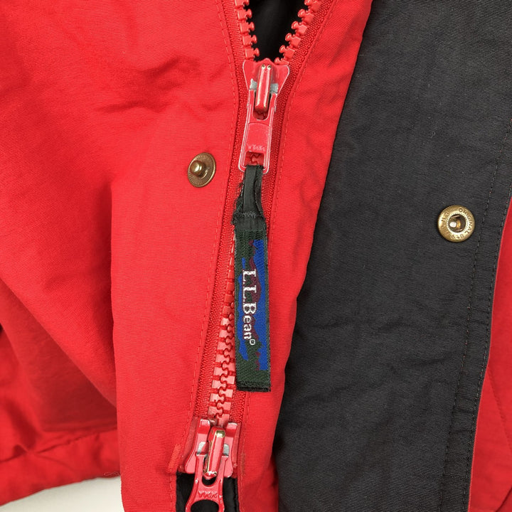 90s-00'S LLBean Padded Mountain Jacket, Shell Jacket, Puffer Jacket, Men's XL Nylon red type Vintage Second Hand