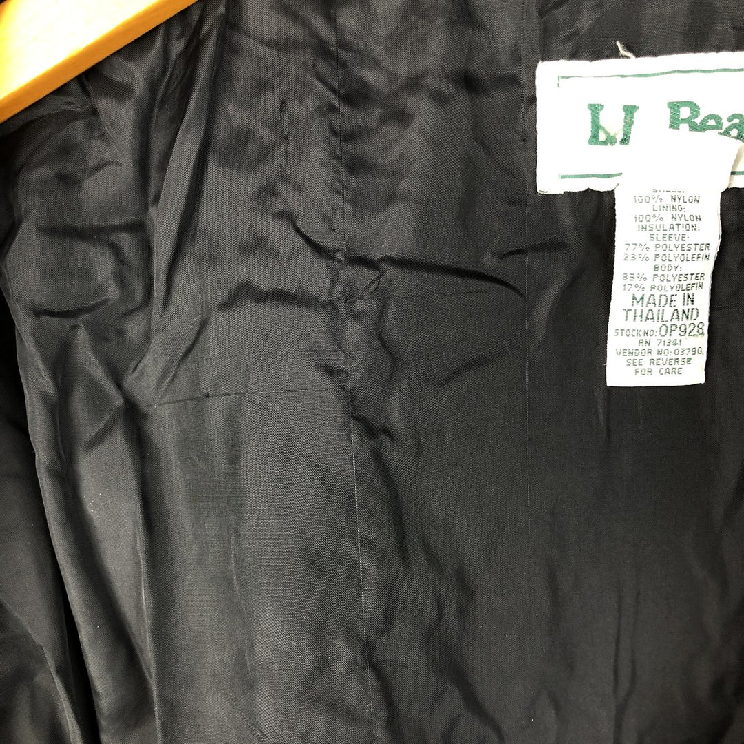 90s-00'S LLBean Padded Mountain Jacket, Shell Jacket, Puffer Jacket, Men's XL Nylon red type Vintage Second Hand