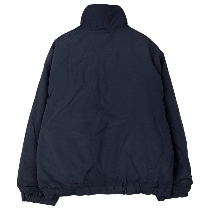 Eddie Bauer padded puffer jacket, men's size M Nylon navy blue type Vintage Second Hand