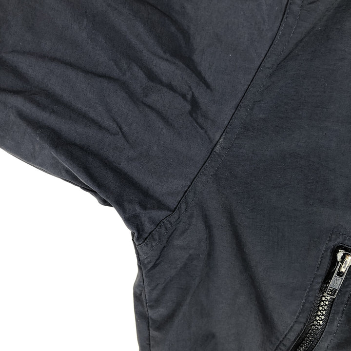 Eddie Bauer padded puffer jacket, men's size M Nylon navy blue type Vintage Second Hand
