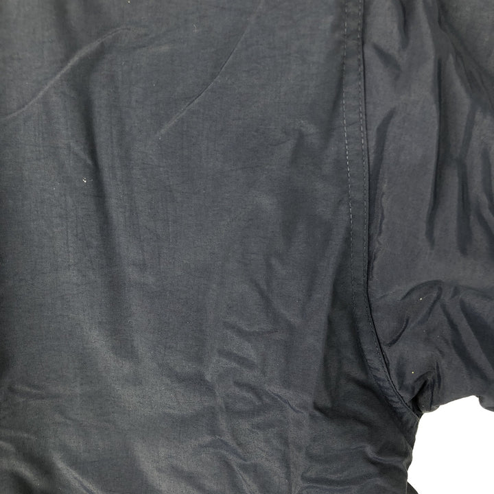 Eddie Bauer padded puffer jacket, men's size M Nylon navy blue type Vintage Second Hand
