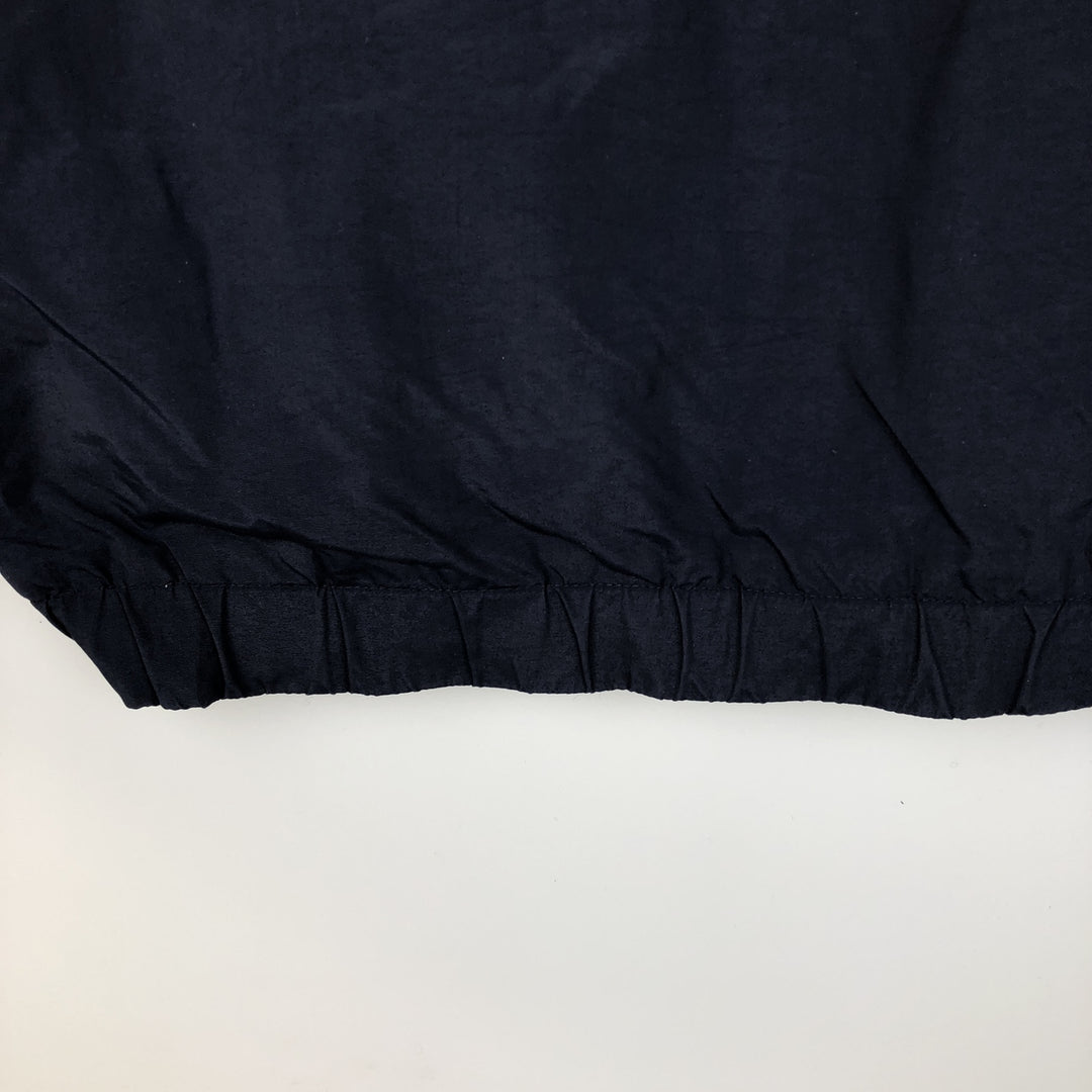 Eddie Bauer padded puffer jacket, men's size M Nylon navy blue type Vintage Second Hand