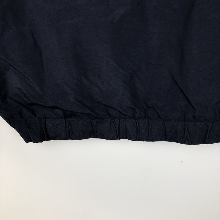 Eddie Bauer padded puffer jacket, men's size M Nylon navy blue type Vintage Second Hand