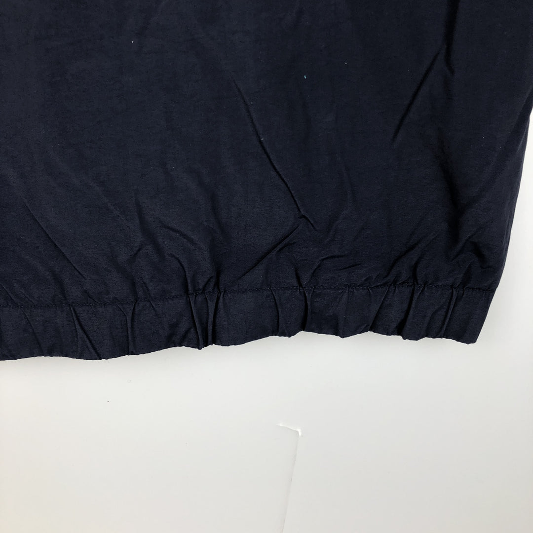 Eddie Bauer padded puffer jacket, men's size M Nylon navy blue type Vintage Second Hand