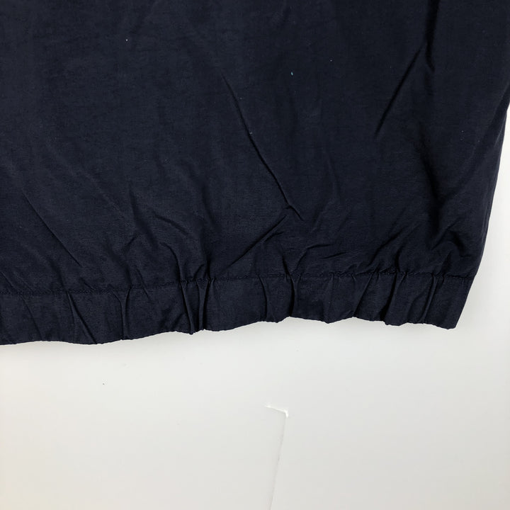 Eddie Bauer padded puffer jacket, men's size M Nylon navy blue type Vintage Second Hand