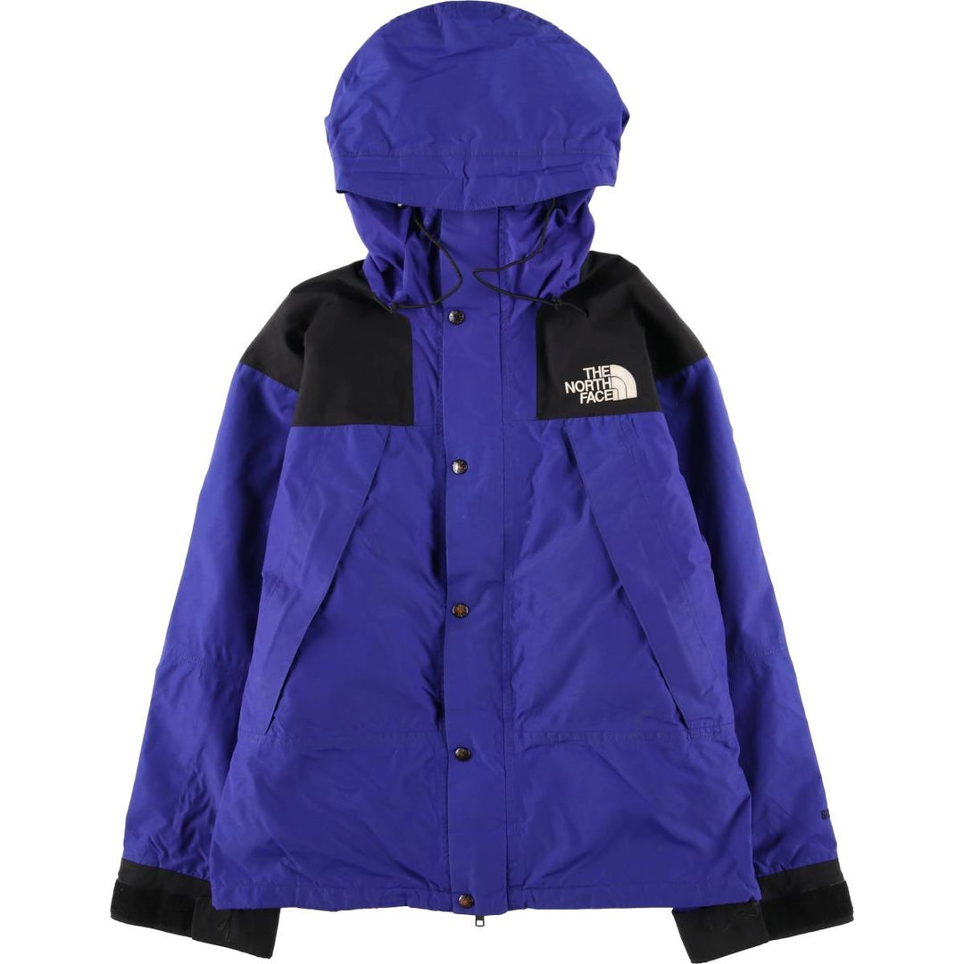 90'S The North Face GORE-TEX Mountain Parka Shell Jacket, Men's Size M Nylon Purple type blue-purple Vintage Second Hand