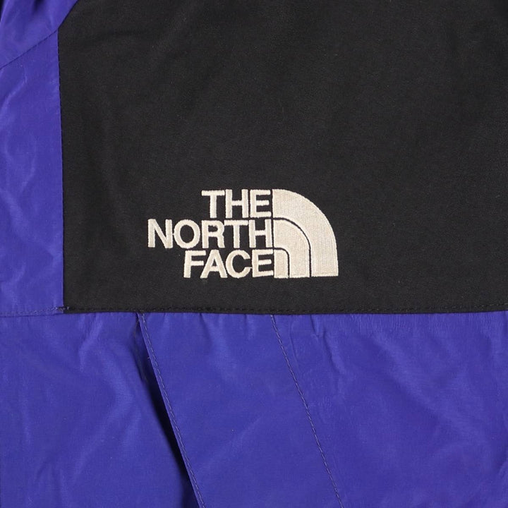 90'S The North Face GORE-TEX Mountain Parka Shell Jacket, Men's Size M Nylon Purple type blue-purple Vintage Second Hand