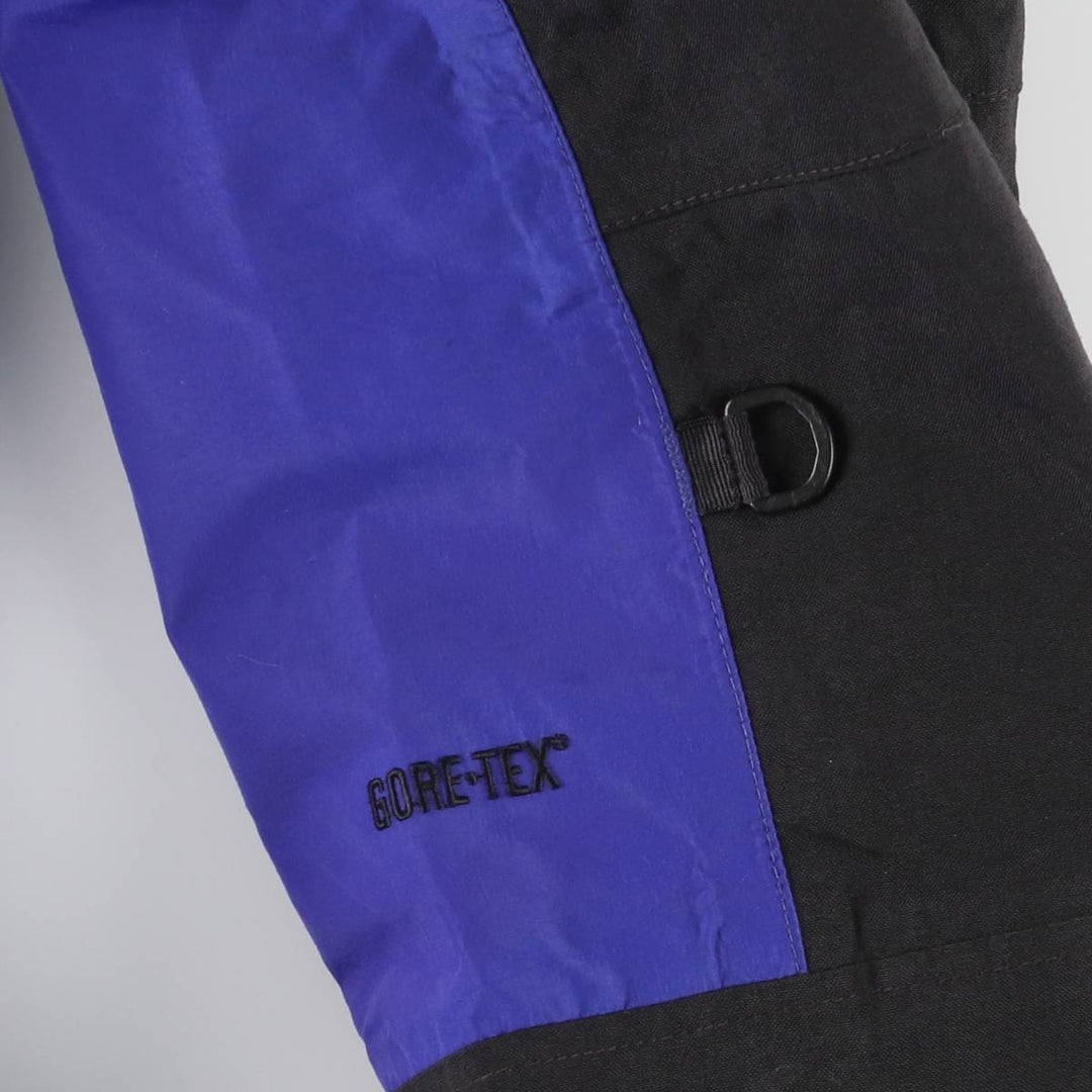 90'S The North Face GORE-TEX Mountain Parka Shell Jacket, Men's Size M Nylon Purple type blue-purple Vintage Second Hand