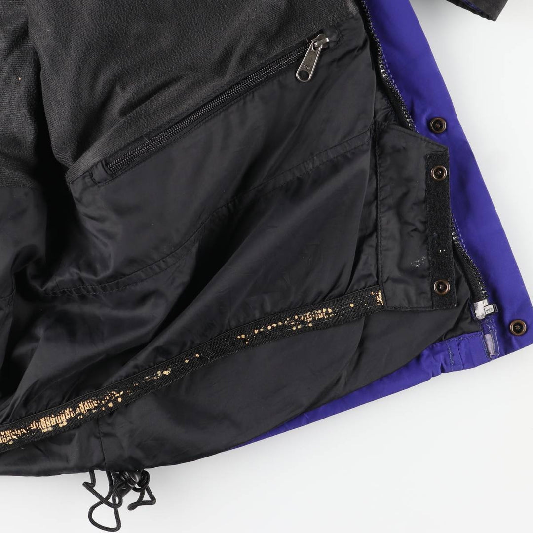 90'S The North Face GORE-TEX Mountain Parka Shell Jacket, Men's Size M Nylon Purple type blue-purple Vintage Second Hand