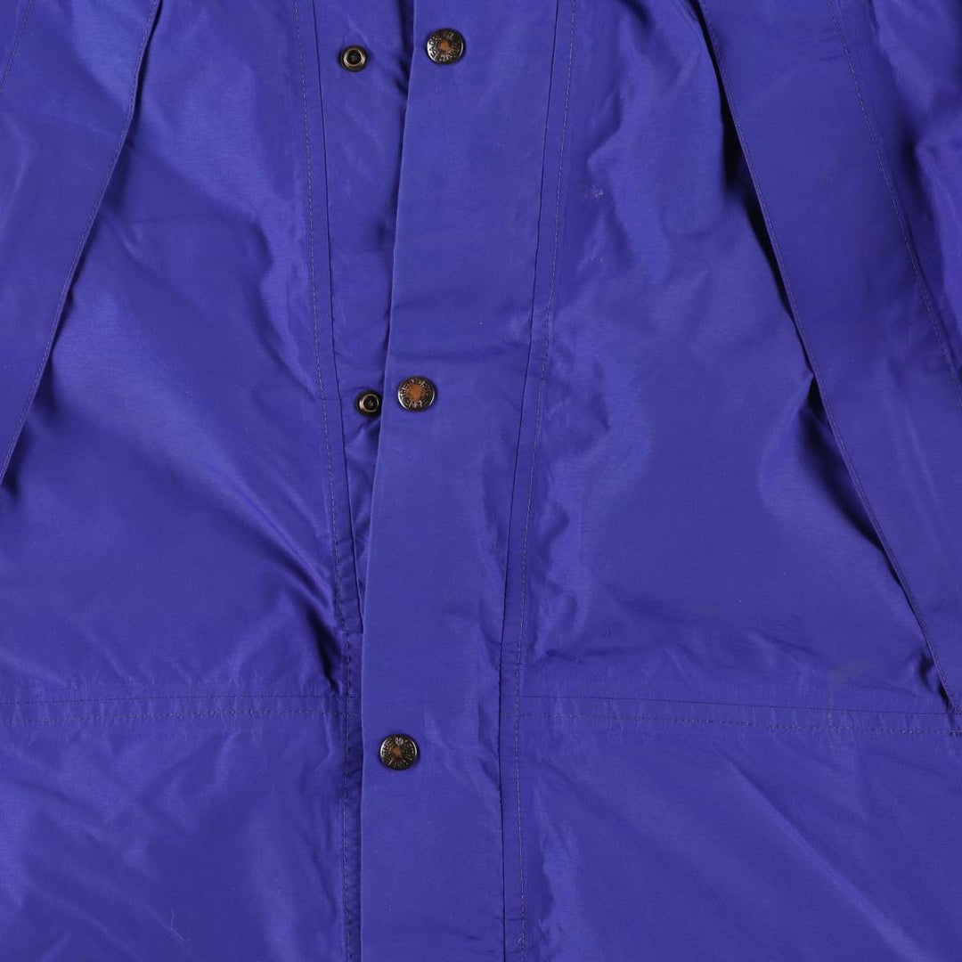 90'S The North Face GORE-TEX Mountain Parka Shell Jacket, Men's Size M Nylon Purple type blue-purple Vintage Second Hand